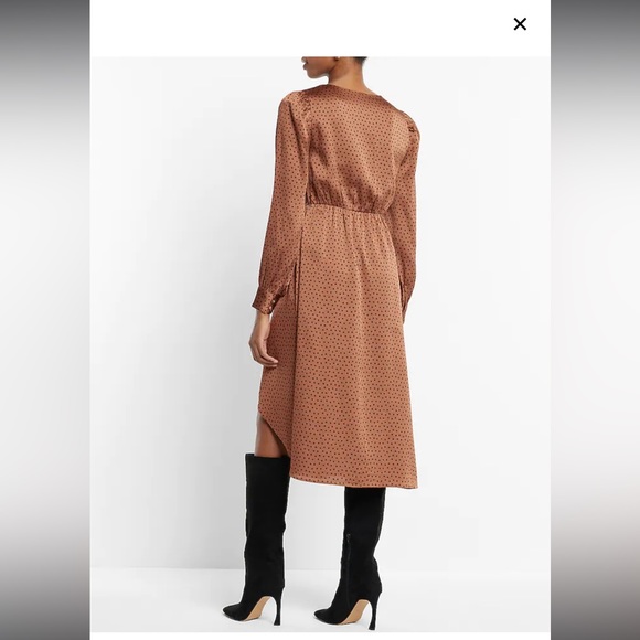 NWT Express Satin Dress - Picture 4 of 12